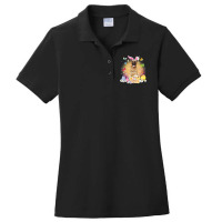 Funny Easter Bunny German Shepherd Dog Bunny Ear Egg Basket Ladies Polo Shirt | Artistshot