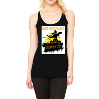 Funny Brooms Are For Amateurs Shirtnew Witch Dinosaur Halloween Tee Sh Racerback Tank | Artistshot