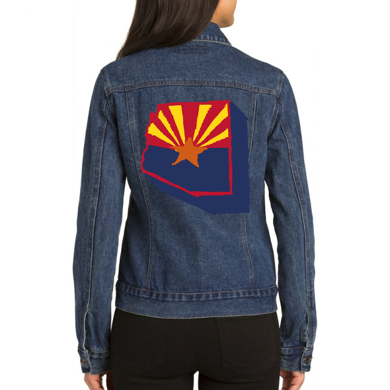 Arizona 04 Ladies Denim Jacket by stumbledfeatures425 | Artistshot