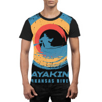 Arkansas River Kayak Adventure Graphic T-shirt | Artistshot