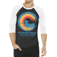 Arkansas River Kayak Adventure 3/4 Sleeve Shirt | Artistshot