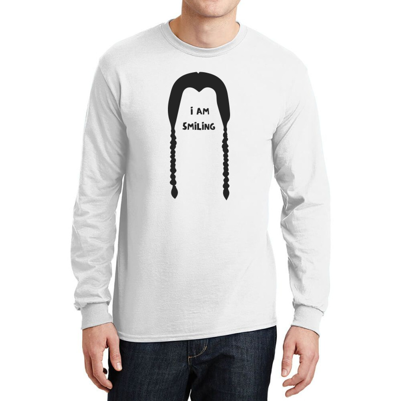 I Am Smiling T Shirt Long Sleeve Shirts | Artistshot