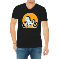 Octopus Bike V-neck Tee | Artistshot