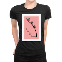 Flower Buds In Chinese Atmosphere Poster Travel Ladies Fitted T-shirt | Artistshot