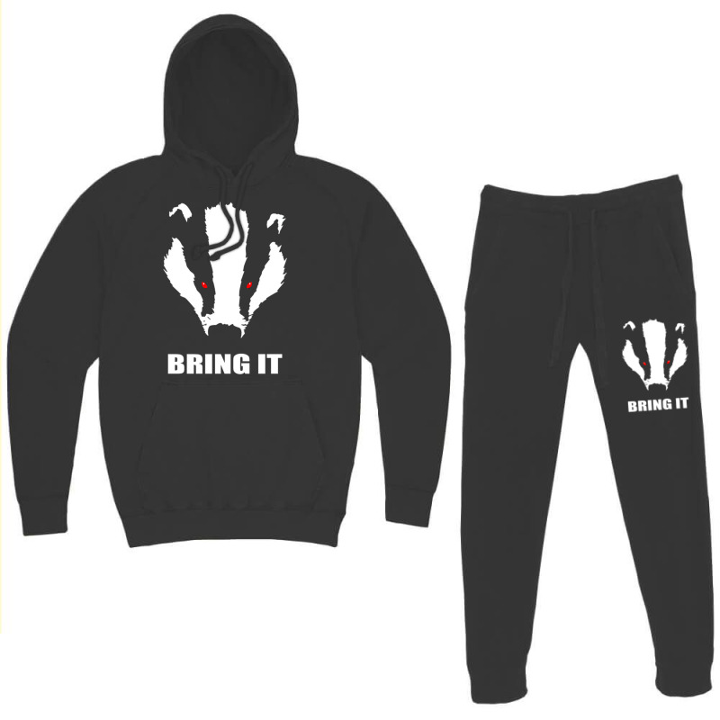 Honey Badger   Bring It Hoodie & Jogger Set | Artistshot