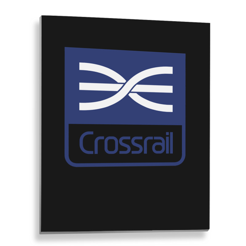 Crossrail Metal Print Vertical | Artistshot