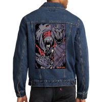 I Hate Getting Hurt Bofuri Men Denim Jacket | Artistshot