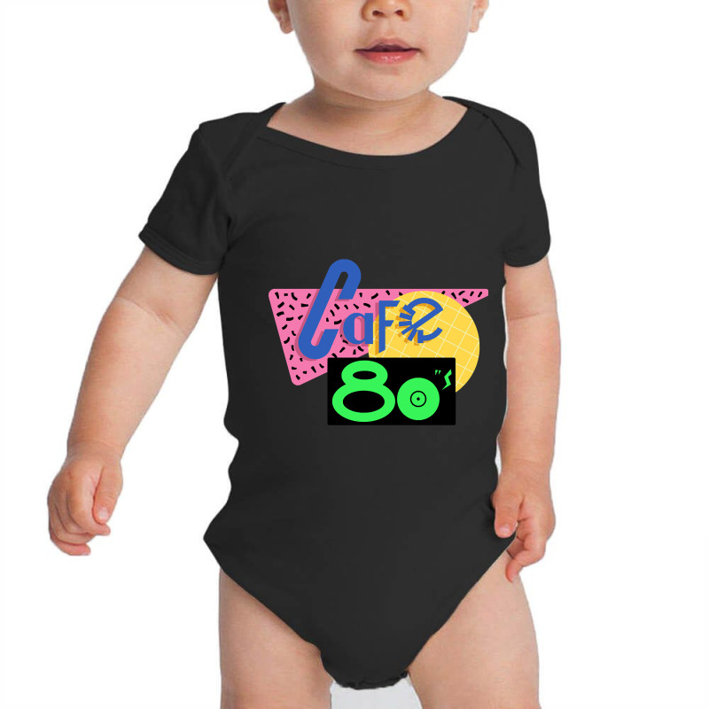 Back To The Future Cafe 80s Shirt - Most Accurate Clean Vector Art!! Baby Bodysuit by templetracking23 | Artistshot