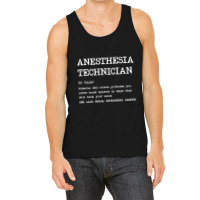 Anesthesia Technician - Definition Design Tank Top | Artistshot