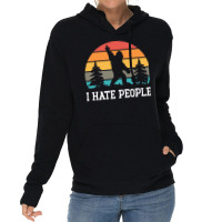 I Hate People    Sasquatch Lightweight Hoodie | Artistshot