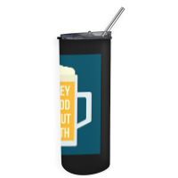 Barley Is Good For Gut Health Skinny Tumbler | Artistshot