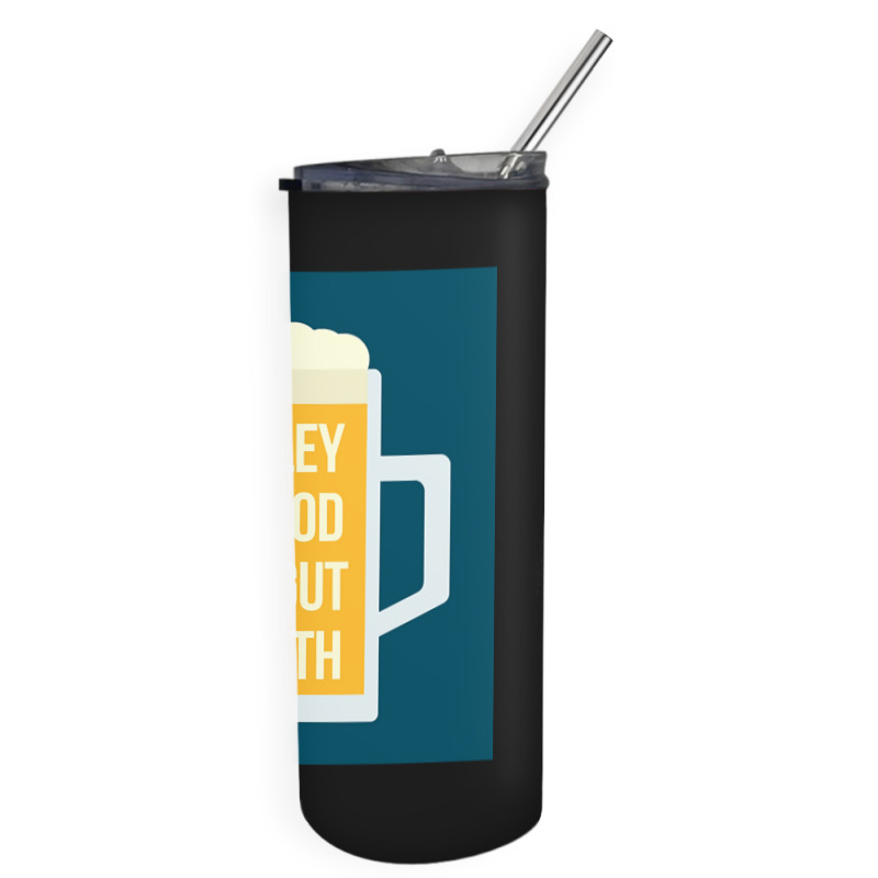 Barley Is Good For Gut Health Skinny Tumbler | Artistshot