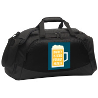 Barley Is Good For Gut Health Active Duffel | Artistshot