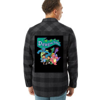 Dragon Tales Graphic Poster Vintage Flannel Shirt | Artistshot