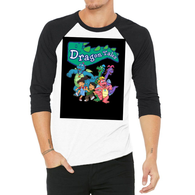 Dragon Tales Graphic Poster Vintage 3/4 Sleeve Shirt by ameldeditton00 | Artistshot