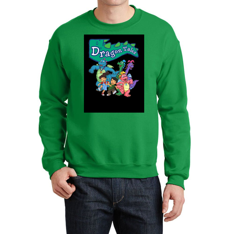 Dragon Tales Graphic Poster Vintage Crewneck Sweatshirt by ameldeditton00 | Artistshot