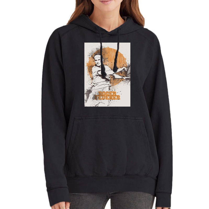 Roger Federer Vintage Hoodie | Artistshot