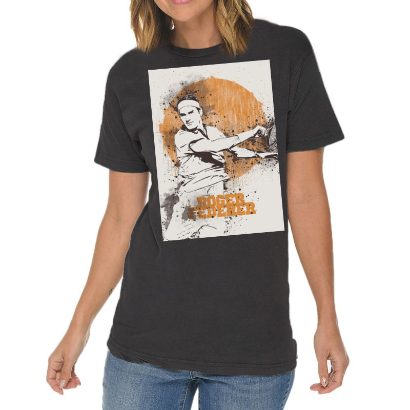 Roger Federer Vintage T-shirt | Artistshot