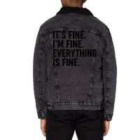 It’s Fine Unisex Sherpa-lined Denim Jacket | Artistshot