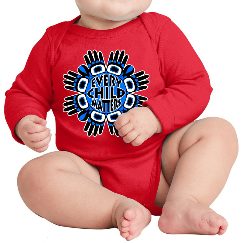 Every Child Matters Long Sleeve Baby Bodysuit by GoMarket Tees | Artistshot