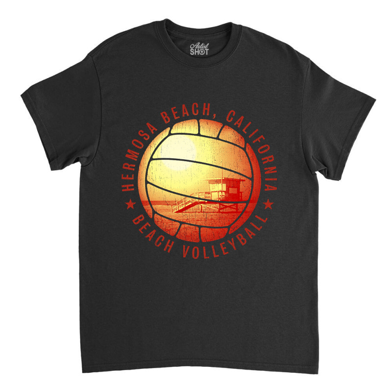 Beach Volleyball - Hermosa Beach Classic T-shirt | Artistshot