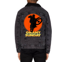 On Any Sunday Unisex Sherpa-lined Denim Jacket | Artistshot