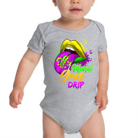 Mardi Gras Drip Mardi Gras T Shirt Baby Bodysuit | Artistshot