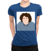 Hobo Johnson Outline Poster Hippie Ladies Fitted T-shirt | Artistshot