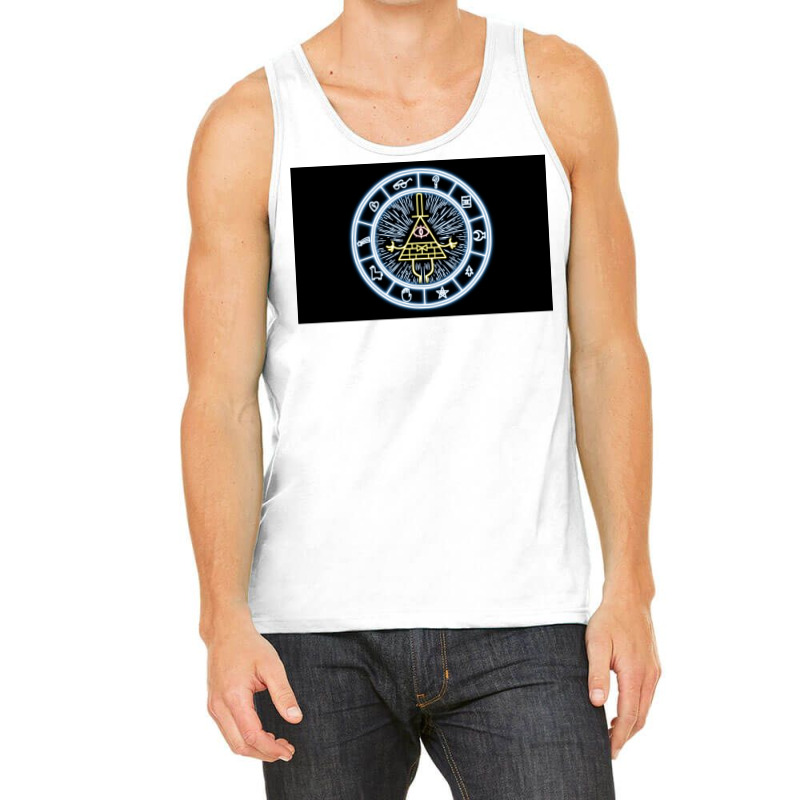 Gravity Falls Bill Cipher Wheel Poster Summer Tank Top by roccionsteeleys | Artistshot