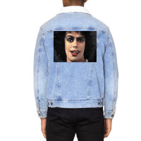 Dr Frank N Furter Poster 80s Unisex Sherpa-lined Denim Jacket | Artistshot