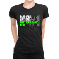 Electronic Games Club Ladies Fitted T-shirt | Artistshot