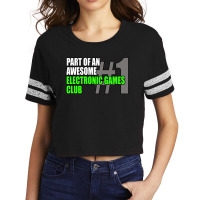 Electronic Games Club Scorecard Crop Tee | Artistshot