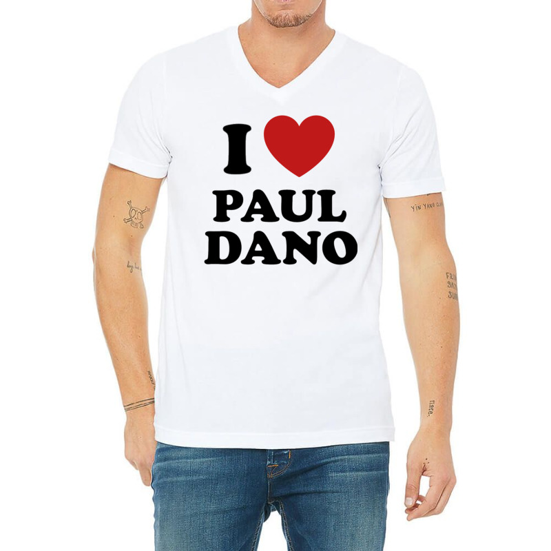 I Heart Paul Dano 3 V-Neck Tee by fanteeseylas | Artistshot