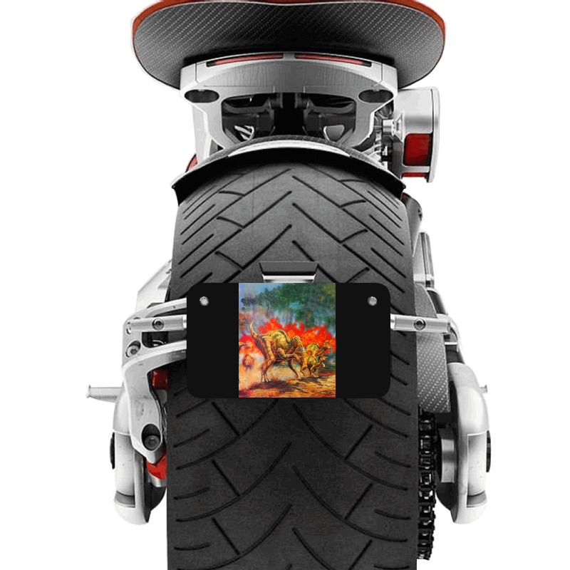 Hadrosaurus Poster Love Motorcycle License Plate | Artistshot