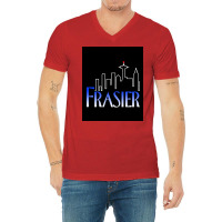 Frasier Crane Tribute Gift Fan Poster Red V-neck Tee | Artistshot