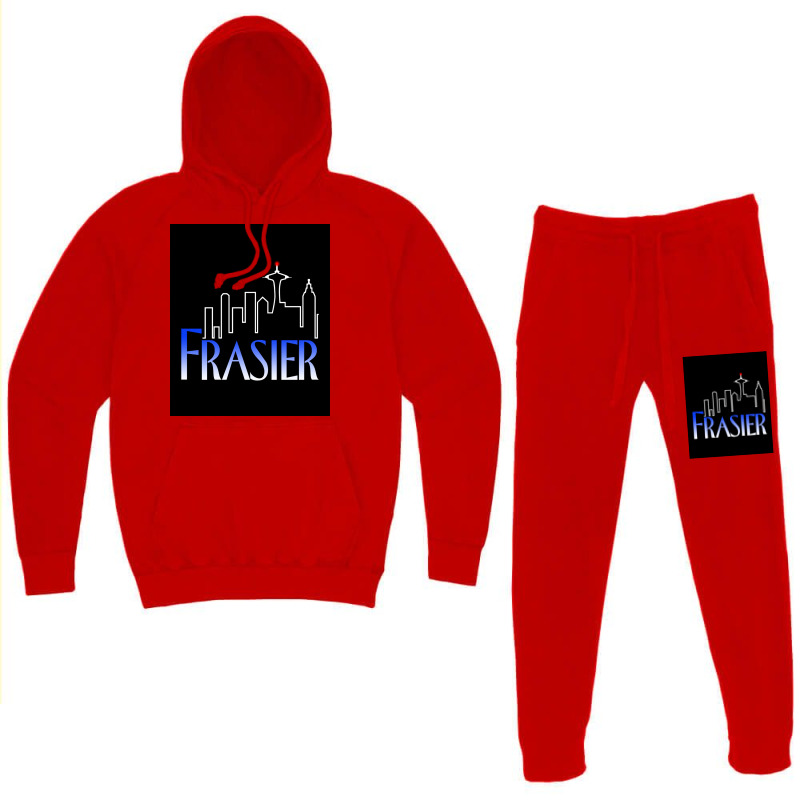 Frasier Crane Tribute Gift Fan Poster Red Hoodie & Jogger Set | Artistshot