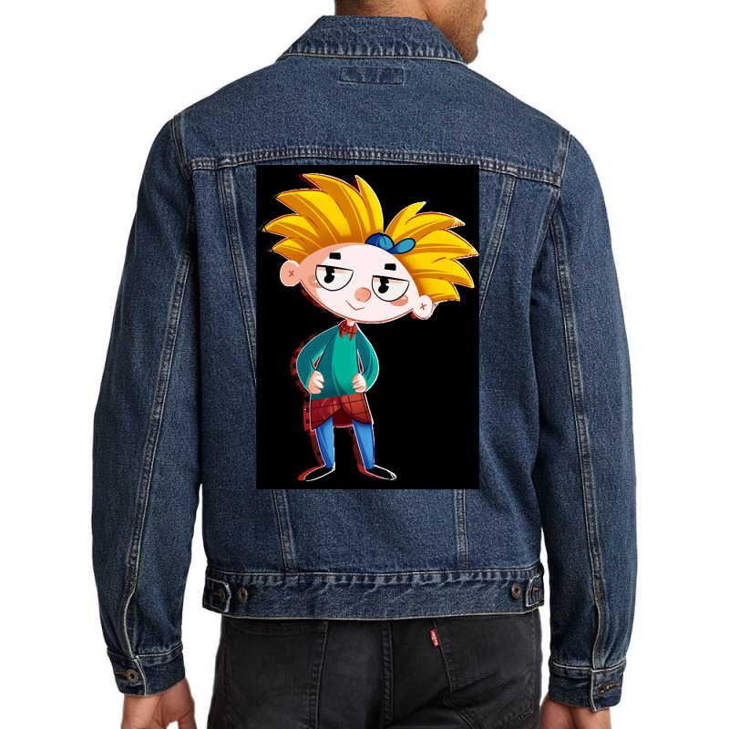 Hey Arnold Poster Love Men Denim Jacket | Artistshot