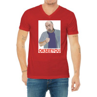 Kimx27s Convenience Ok See You Poster V-neck Tee | Artistshot