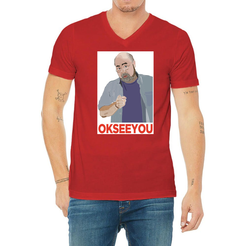 Kimx27s Convenience Ok See You Poster V-Neck Tee by roccionsteeleys | Artistshot