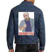 Kimx27s Convenience Ok See You Poster Men Denim Jacket | Artistshot