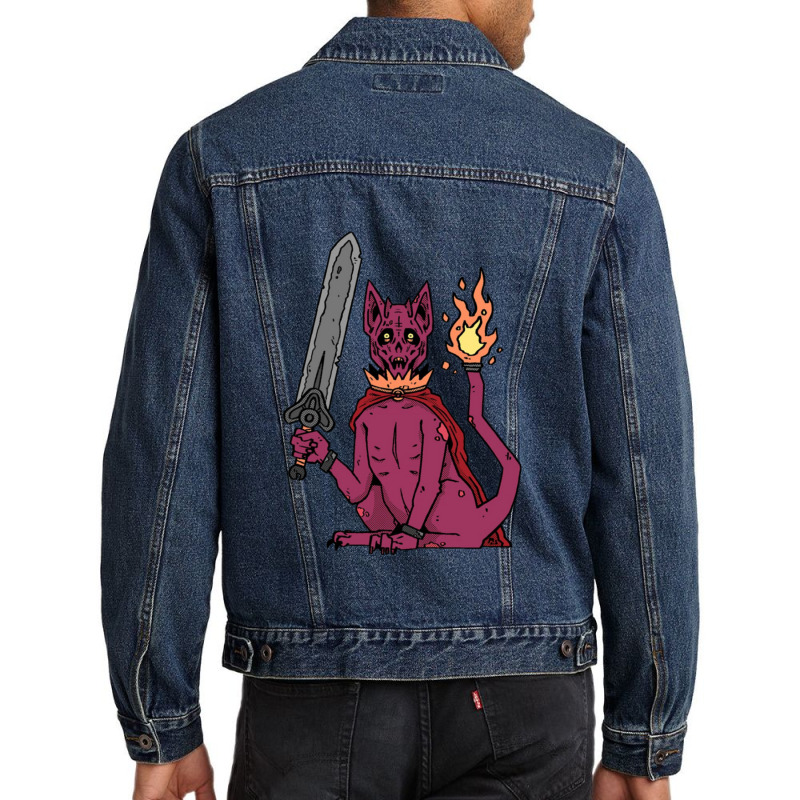 Erdtree Burial Watchdog Friend Men Denim Jacket by ReenaKonicek | Artistshot