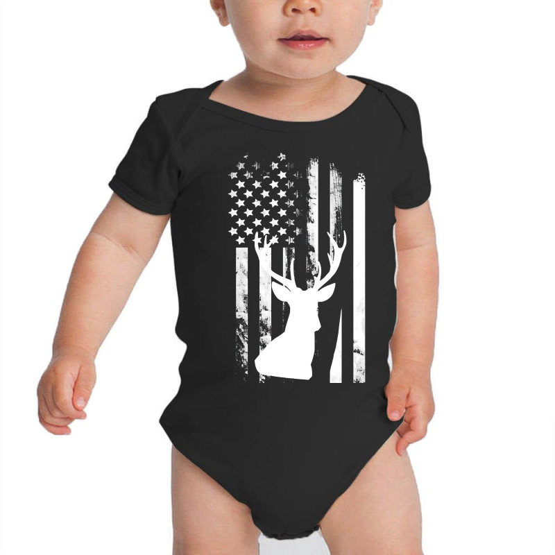 American Deer Hunter Baby Bodysuit by samplesend0 | Artistshot