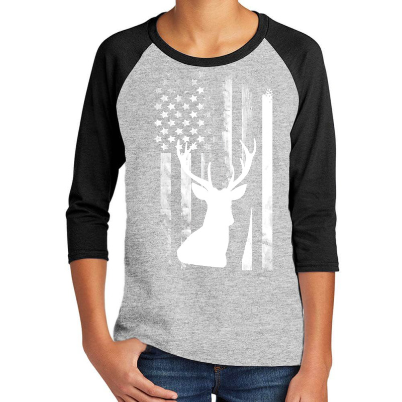 American Deer Hunter Youth 3/4 Sleeve by samplesend0 | Artistshot