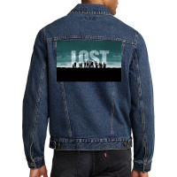 Lost Poster Cute Hippie Men Denim Jacket | Artistshot