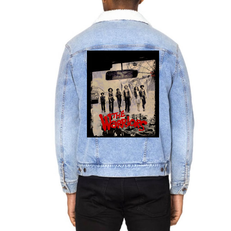 The Coney Island Warriors Poster Boy Unisex Sherpa-lined Denim Jacket | Artistshot