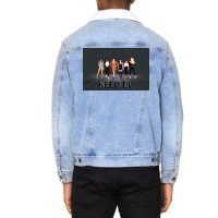 Keep Up Poster Aesthetic Unisex Sherpa-lined Denim Jacket | Artistshot