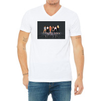 Keep Up Poster Aesthetic V-neck Tee | Artistshot