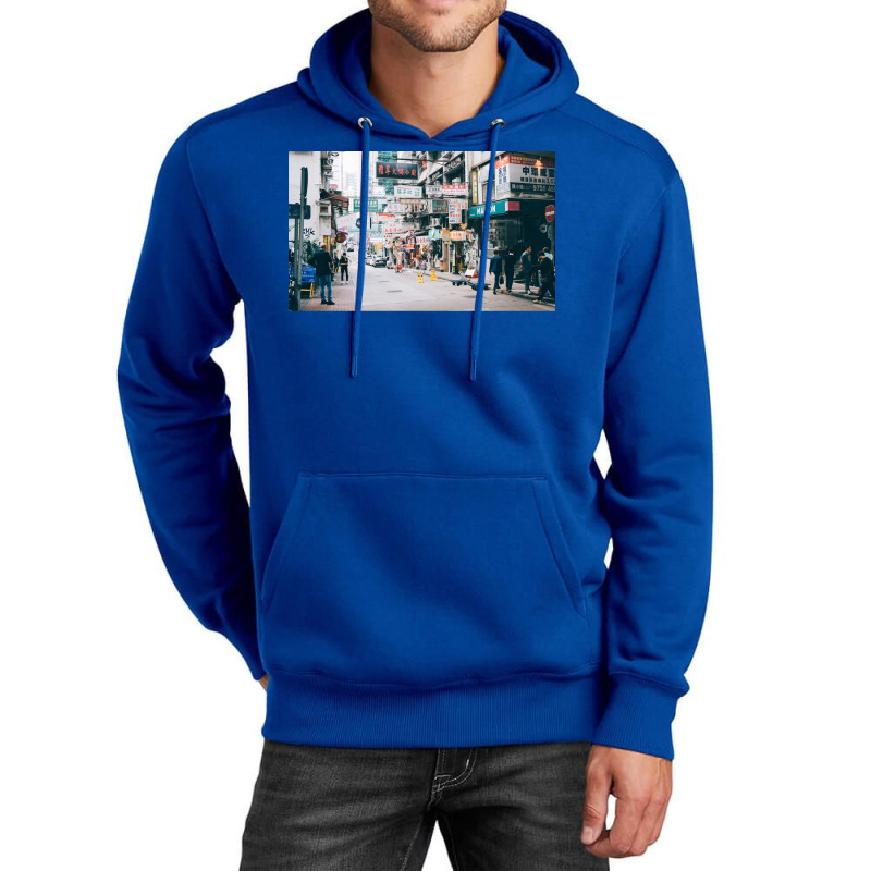 Hong Kong Vibes Feel The City Poster Hippie Unisex Hoodie by gavrikashten0 | Artistshot