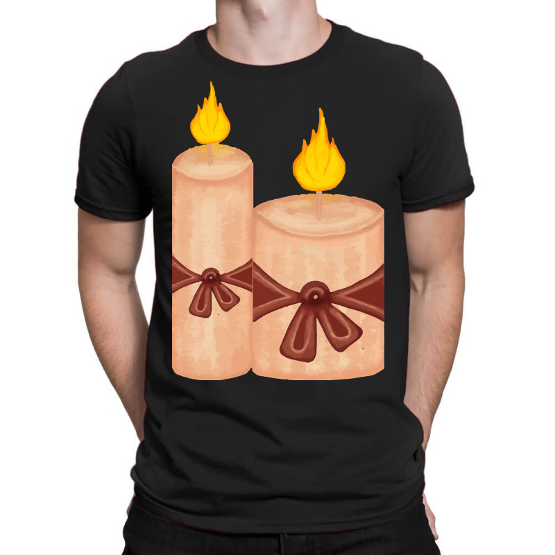 Candle Light Romantic T-Shirt by brushdatum98 | Artistshot