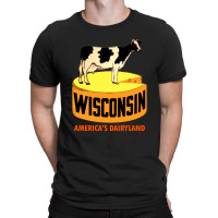 Wisconsin State Vintage Travel Decal 1 T-shirt | Artistshot